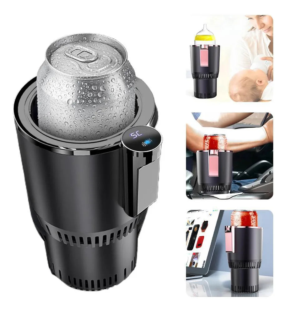 ❄️🔥 Mini Refrigerador y Calentador para Auto — ¡Mantén tus bebidas frías o calientes donde vayas! ✅